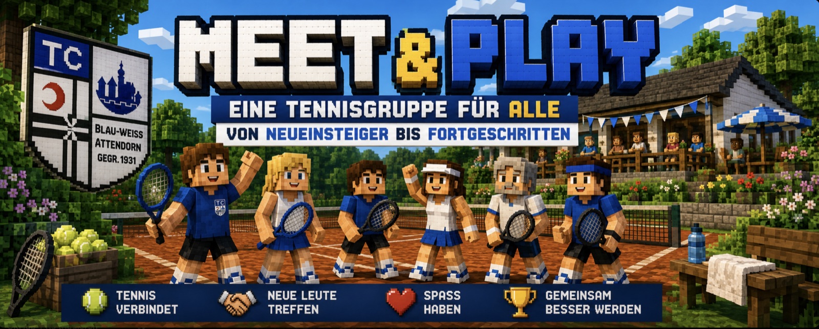 Meet & Play — Tennis und nette Leute
